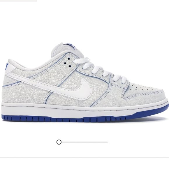 Nike SB Dunk Low Premium White Game Royal - Picture 1 of 6